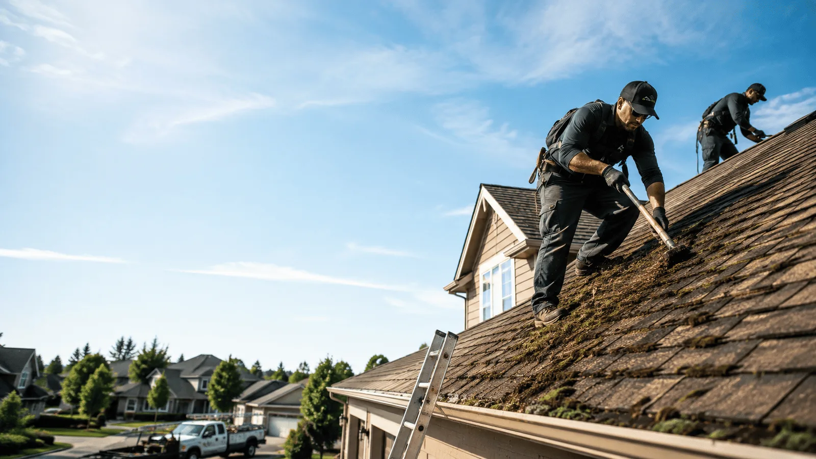 Roof Moss Removal in Forsyth, IL near me